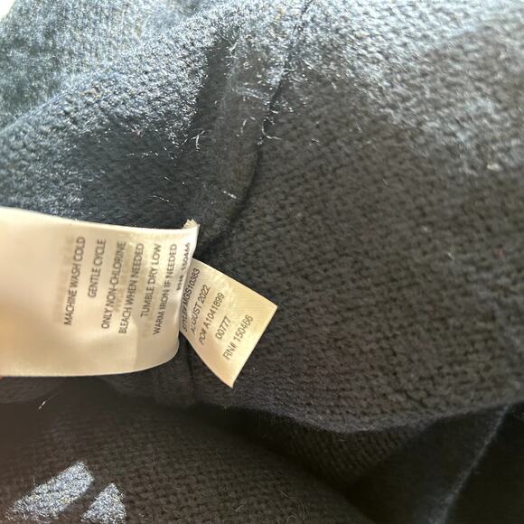 Hawker Rye Sweater Mens Size L Pullover Hoodie Intarsia Fair Isle Blue Soft - Picture 5 of 6